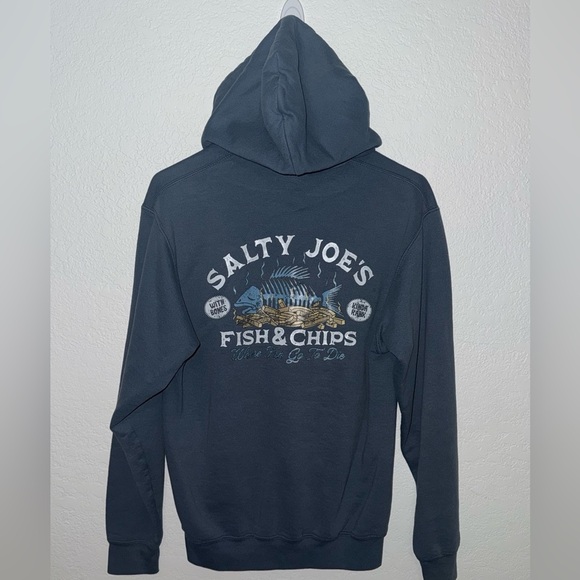 Blue Hoodie for Men - Picture 3 of 3